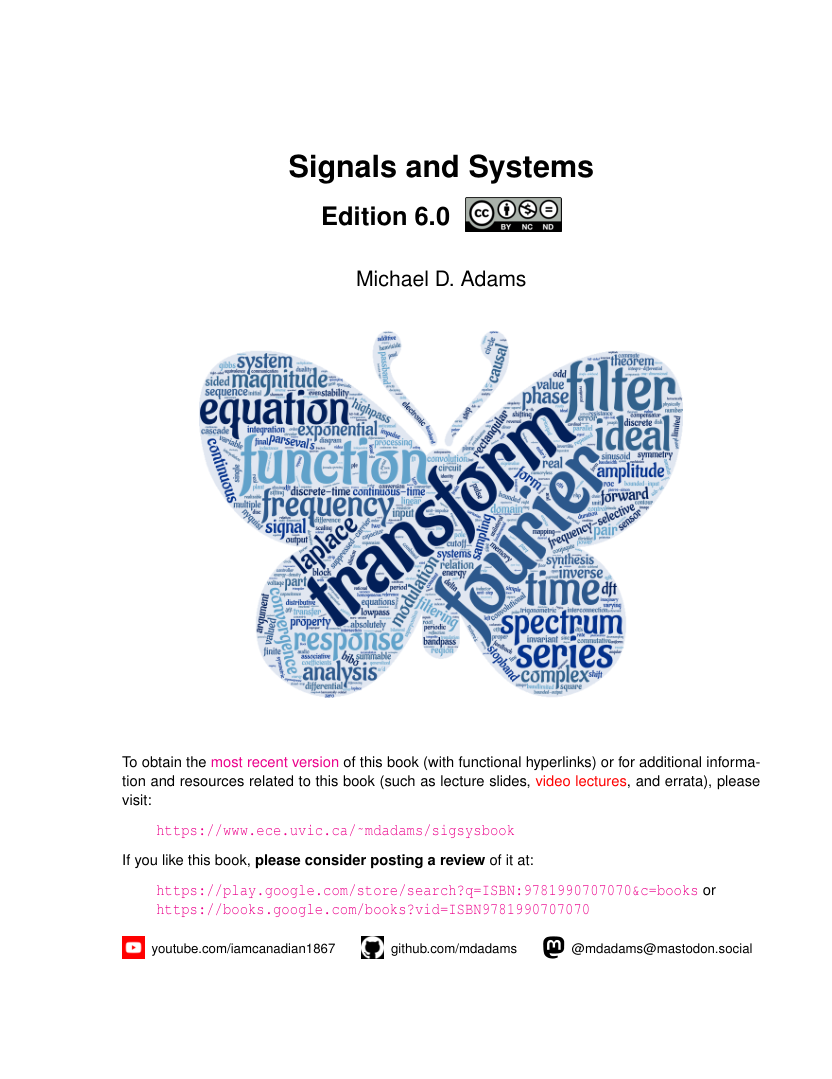 Signals and Systems, Edition 6.0